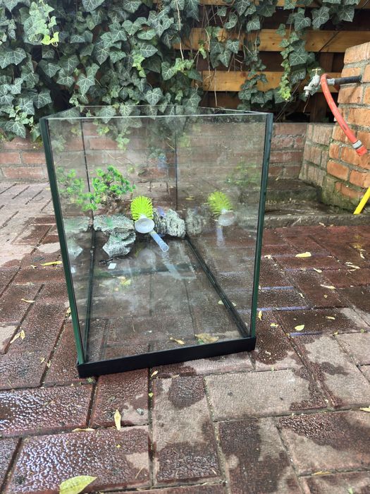 Acvariu 120L + filtru + incalzitor + accesorii