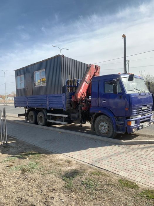 Манипулятор кран камаз агп эвакуатор аренда столб септик  контейнер