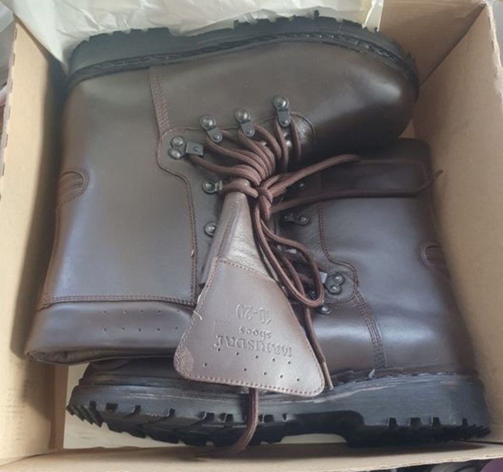 Bocanci combat piele