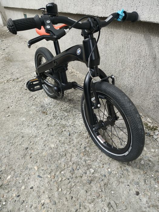 Bicicletă copii BMW Kidsbike 14 Zoll 2 in 1 negru model 2021