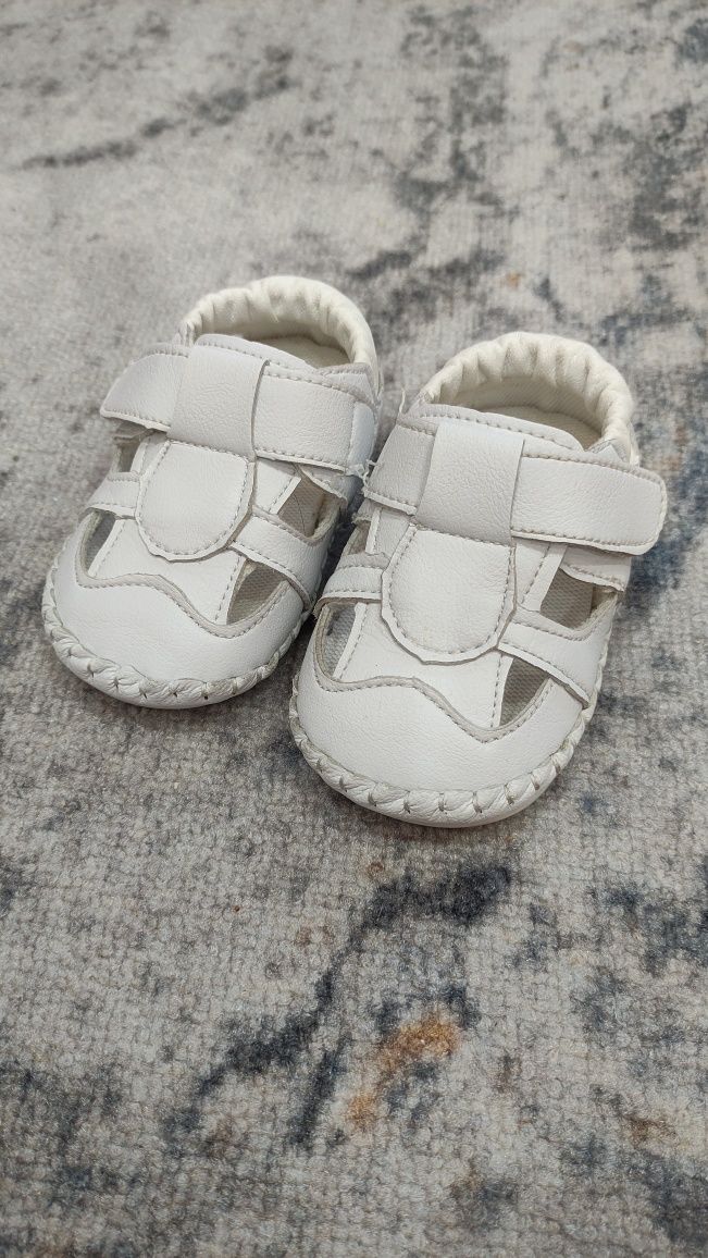 Детские сандалии для девочки, стелька 11,5 см, обувь на 6-10 месяцев