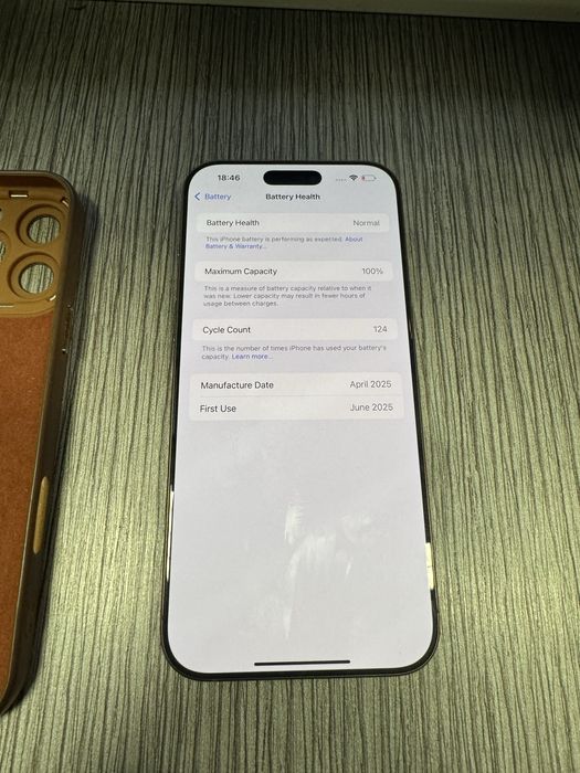 Iphone 16 Pro max 100% battery