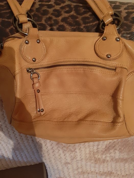 Чанта естествена кожа