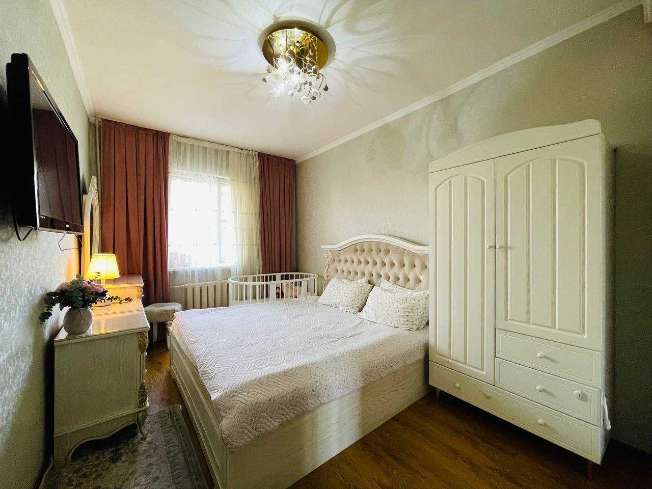 4-комнатная 94 м², евро ремонт, 4/9, Мирабад, метро Ойбек и Минг Урик`