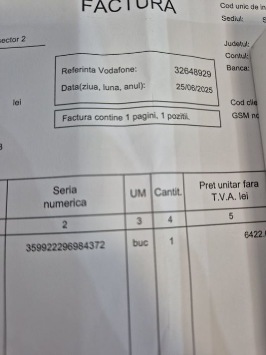 iPhone 16 Pro Max 256GB. ( Capac spate fisurat )