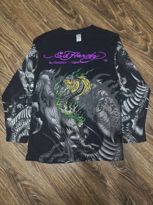 лонгслив ed hardy оригинальный