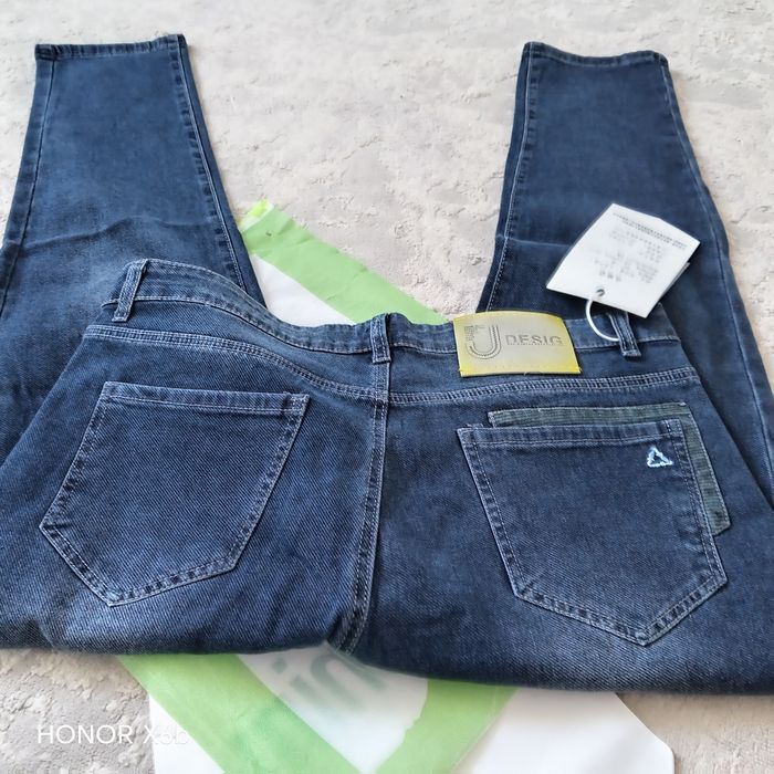 Джинсы мужской синий