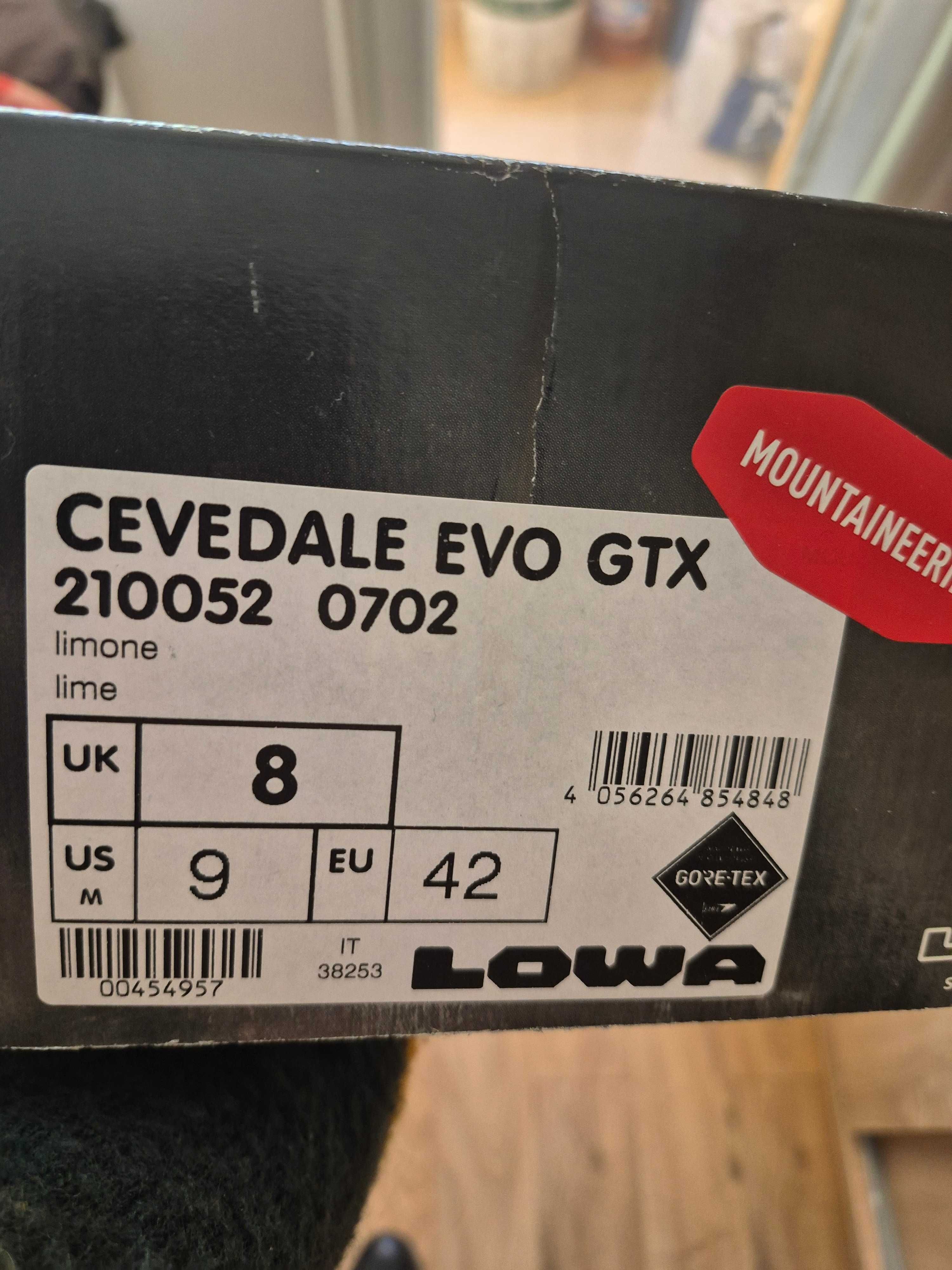 LOWA Cevedale EVO GTX – Лайм, размер 42 (27 см)