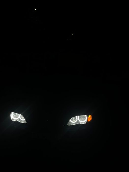 Kit inele Angel Eyes LED COTTON pentru BMW E46 far cu lupa sau fara