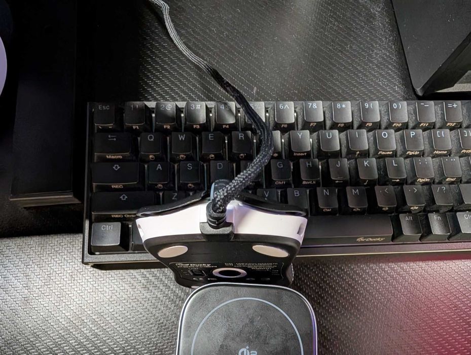 Mouse Ducky Feather RGB Huano Blue Microswitch