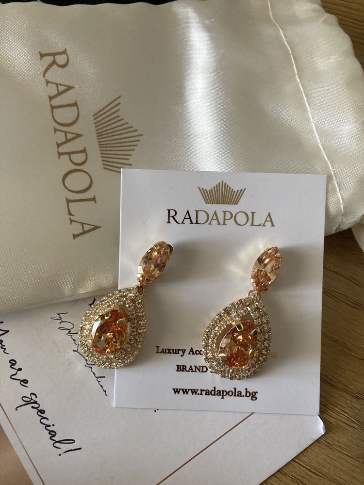 Обеци Radapola swarovski