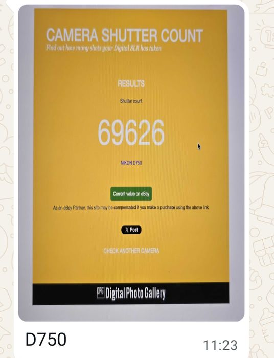 Vand Dslr Nikon D750