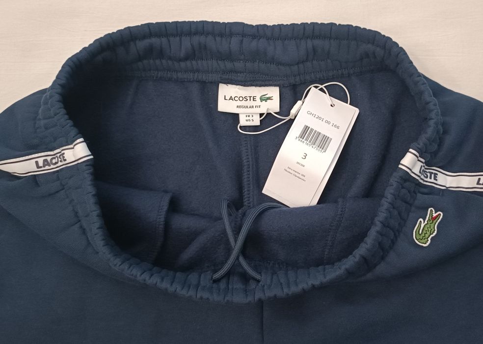 Lacoste Bands Cotton Fleece Shorts оригинални гащета S памучни шорти