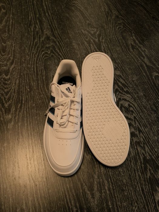 Adidas Breaknet 2.0 alb/albastru – mărimea 46 – noi cu etichetă