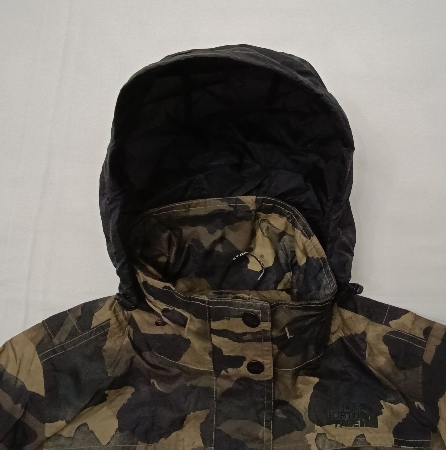 The North Face HyVent Camouflage Jacket оригинално яке XS с качулка