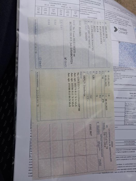 Remorca repo an 2024 are 2 axe cu o lungime de 3 merri cu latime 1.60