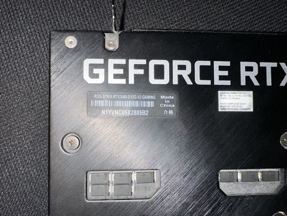 Placa video Rtx 3060 v2 lhr 12 Gb 192 biti