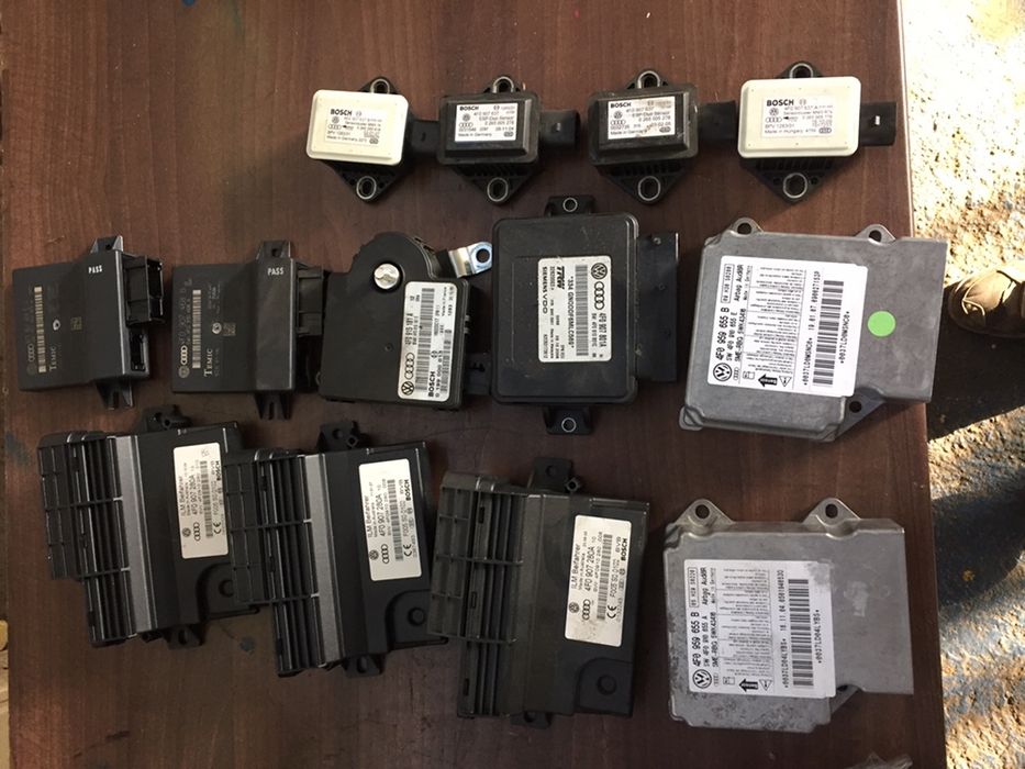 Modul frana baterie esp airbag confort lumini gateway audi a6 c6 4f