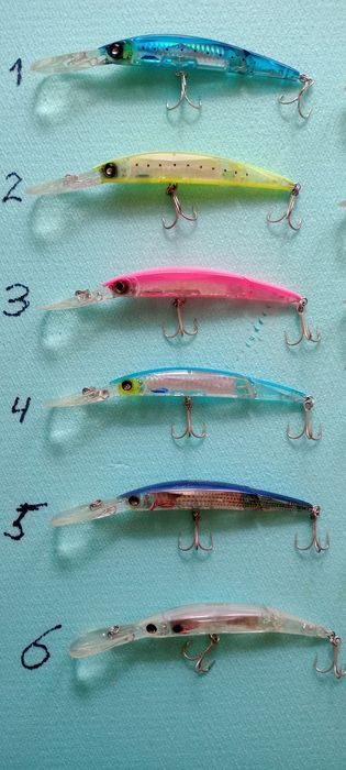 Воблери Yo Zuri Crystal 3D Minnow  Двуделни