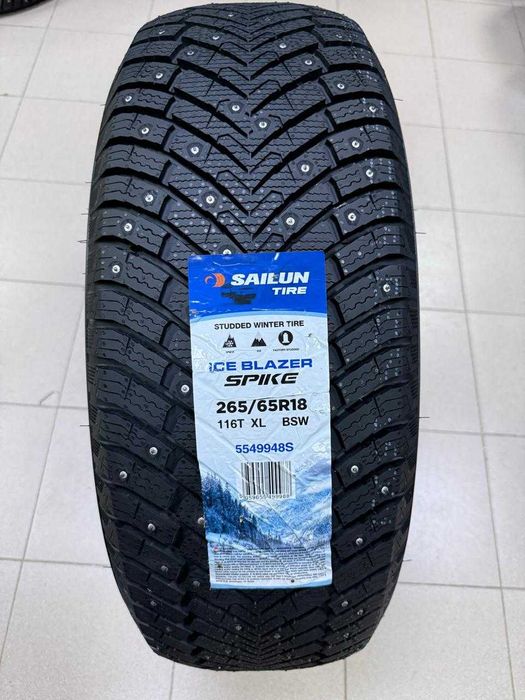 265 65 R18 зимние шины Sailun Spike новая модель на Prado 250 LC300
