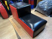 Perna box cu montaj pe perete 60x25x25x10 cm bicolora