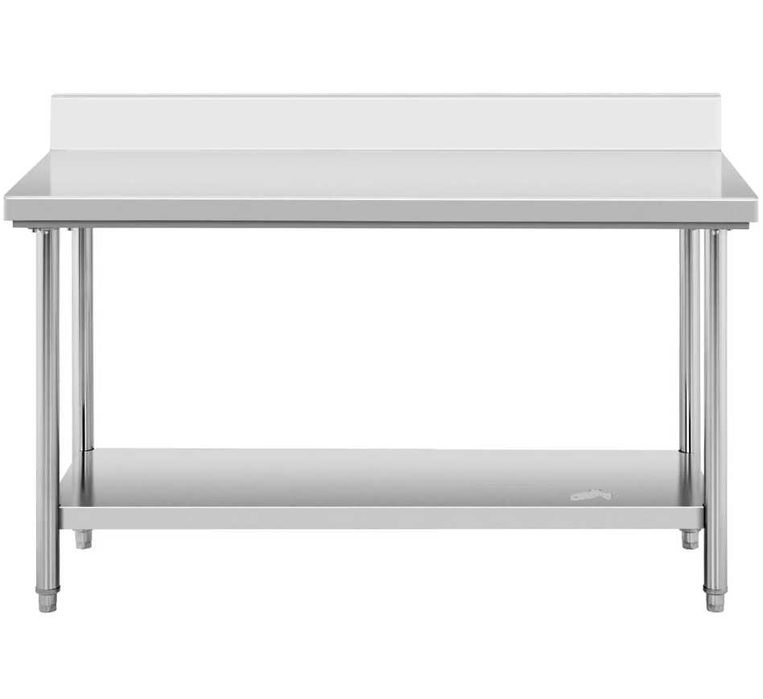 Masa de lucru pentru bucatarie,masa inox cu polita cu sau fara rebord