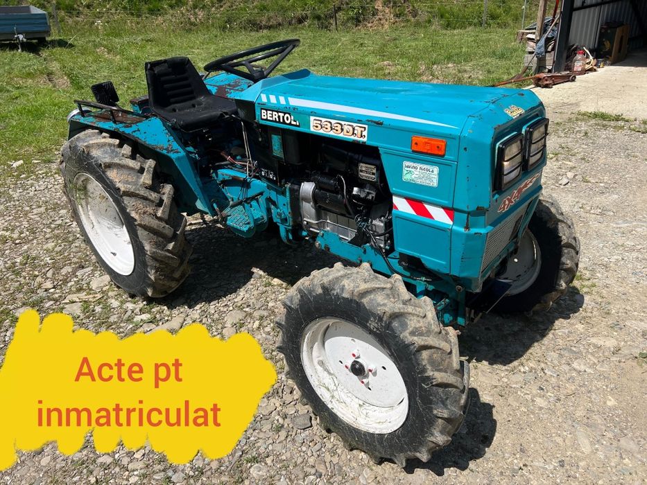 Tractoras Italian 4x4 Bertolini533 33cai