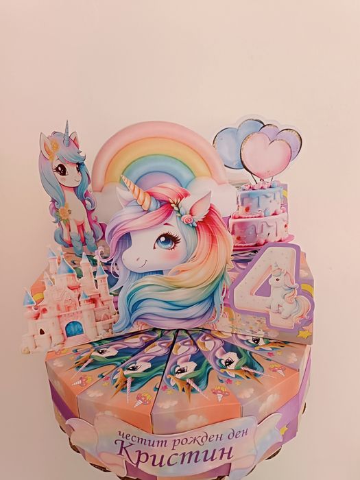 Изработка на картонени торти Frozen, Minecraft ,Соник,Блуи и други