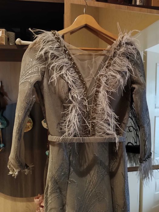 Официална рокля с камъни