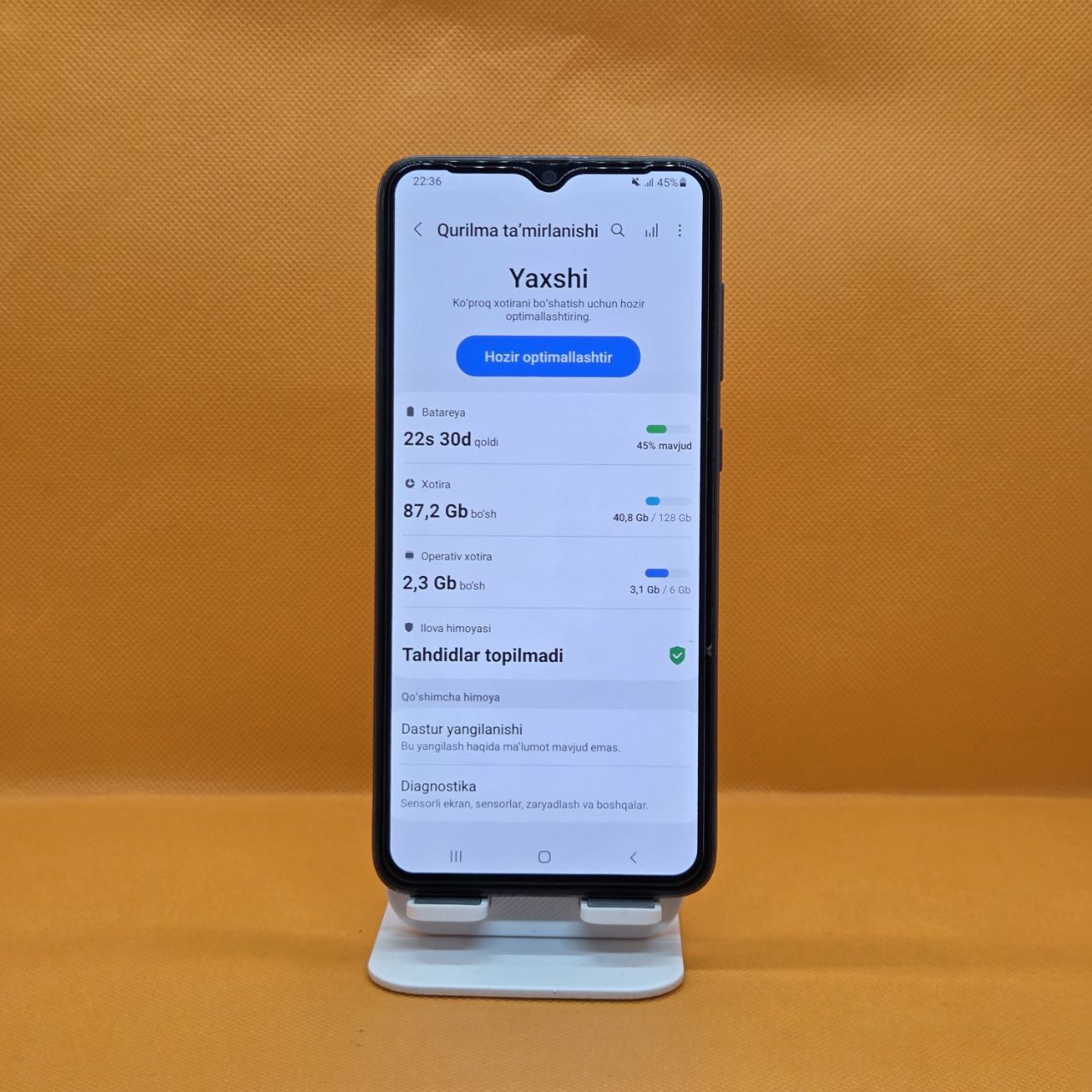 Samsung A70 ekran orginal dastavka hizmati bor 24/7
