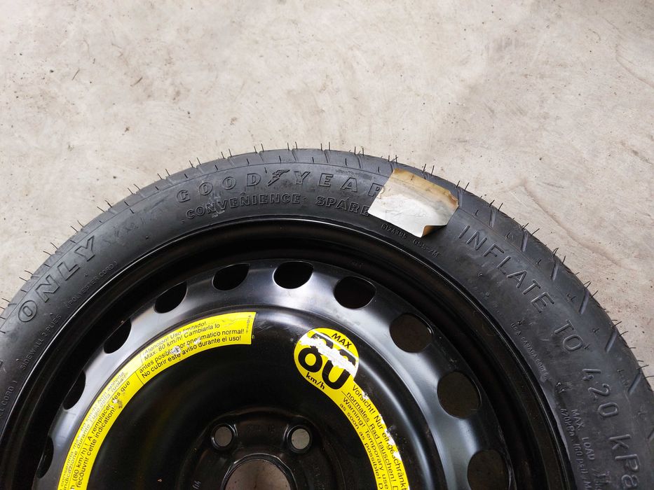 1 бр.гума патерица  Goodyear 125 80 17 за VW, AUDI,GOLF 5,6 ц,о 57,1.