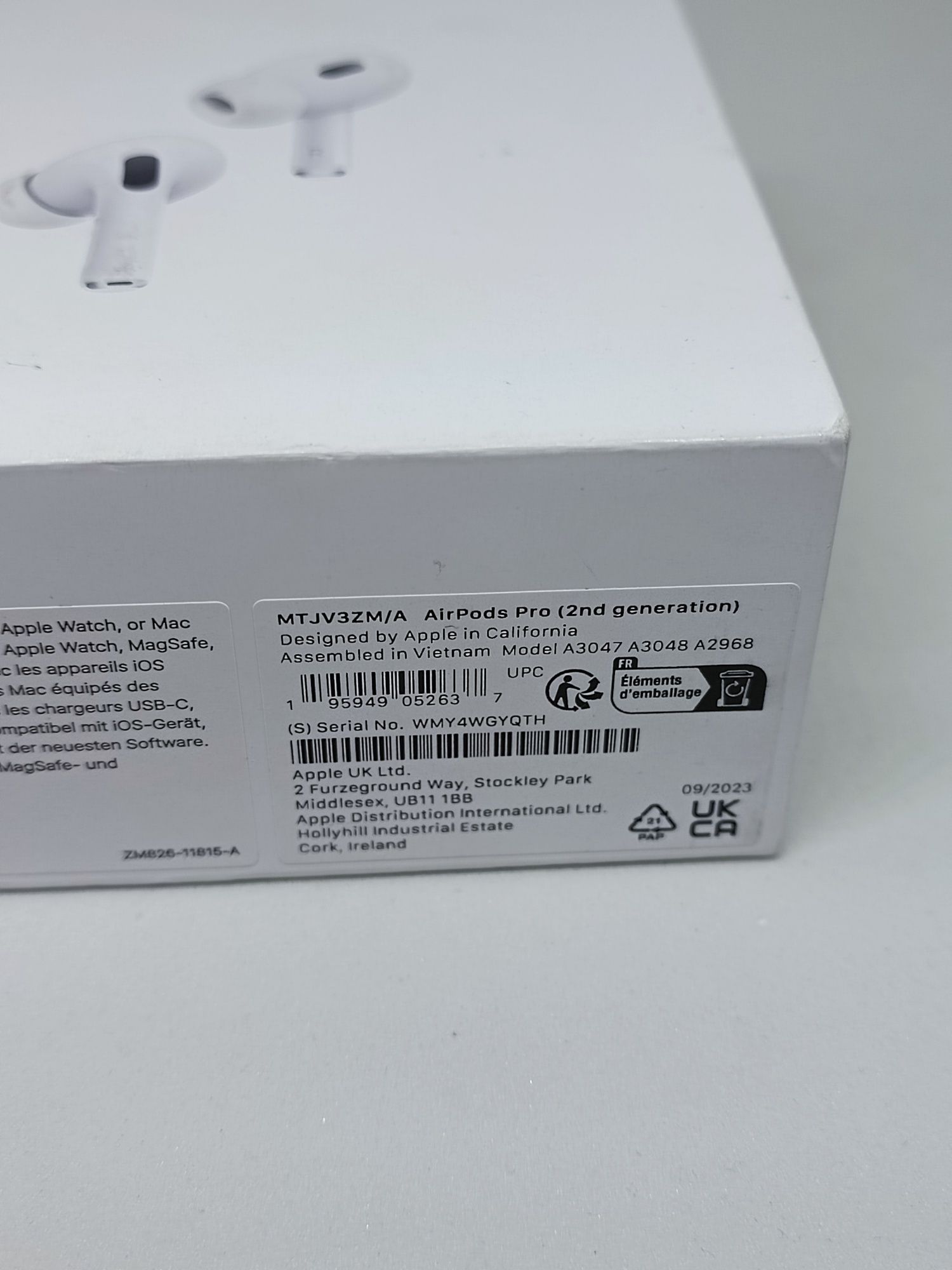 Чисто нови запечатани True wireless слушалки APPLE AIR PODS PRO 2ND GE
