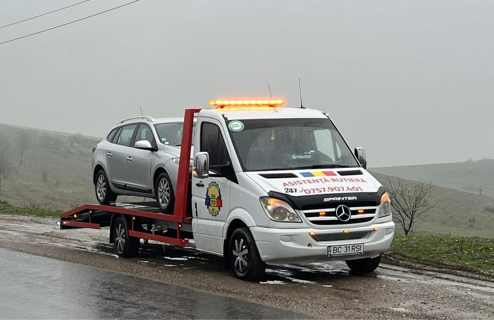 Tractări auto Bacău ~ Non-Stop ~ Platformă auto ~ Asistentă rutieră