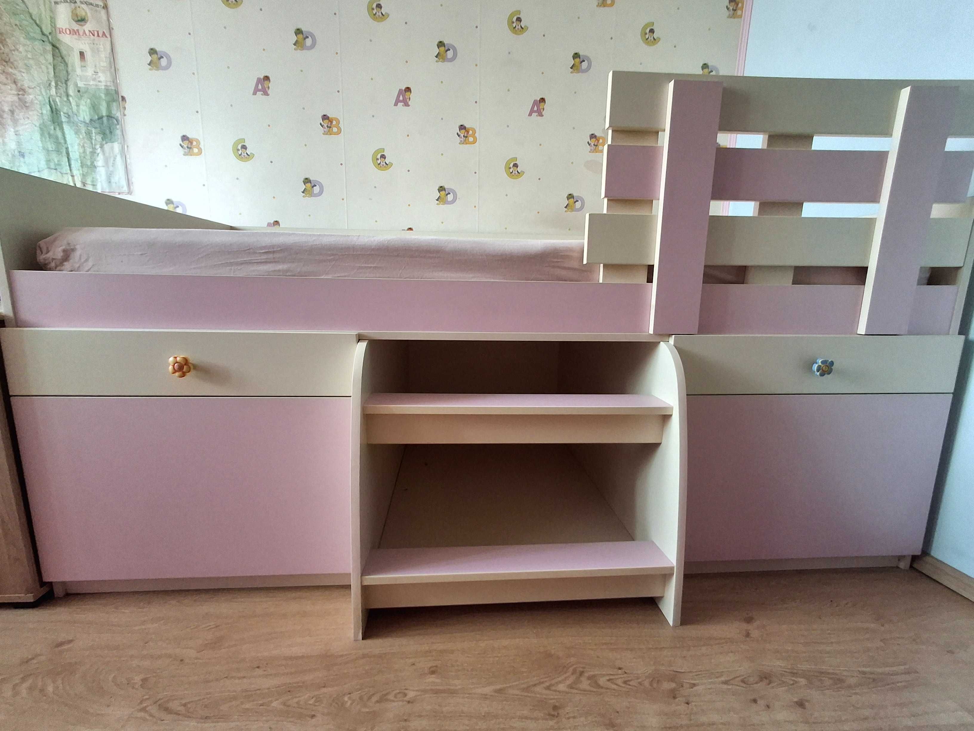 Mobilier camera copii/preadolescenti /fetita/fata -varsta 4 - 14 ani