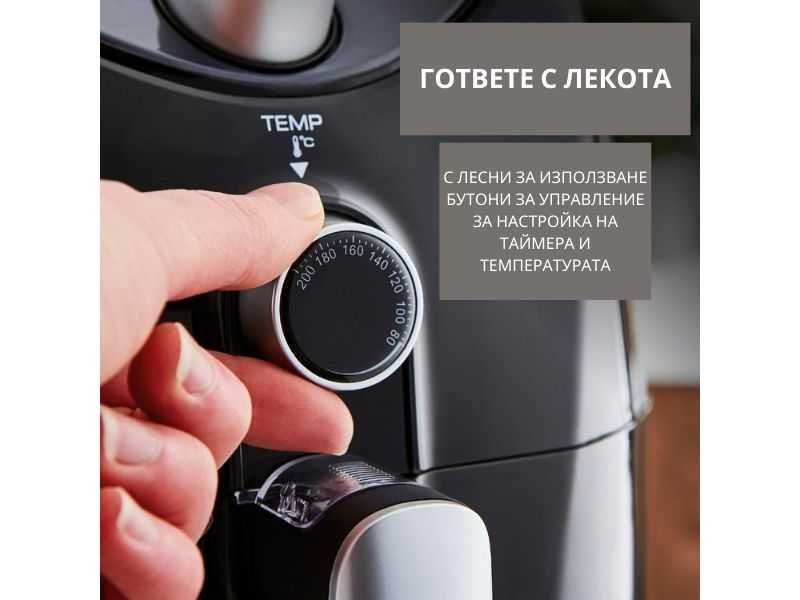 Еър Фрайър с VORTX технология Tower T17021, Черен, 4.3L