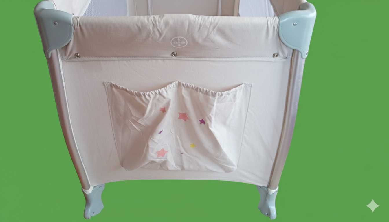 Детска кошара Cangaroo iSleep (бебешка кошара на 2 нива, с повивалник)