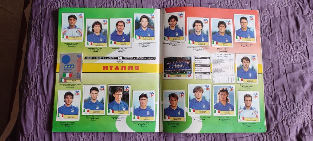 Албум със стикери САЩ 94