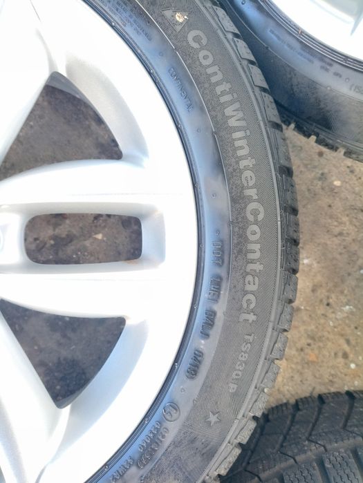 4 jante originale Mini R17 echipate de iarna Continental 205/55 R17