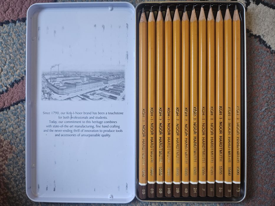 Set creioane grafit Graphic 8B - 2H