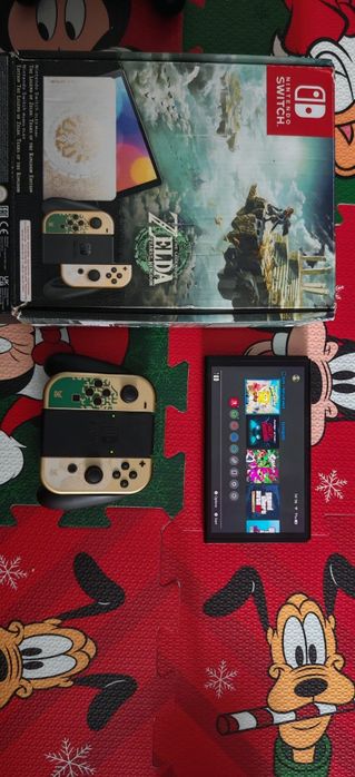 Nintendo switch oled Zelda Edition + 12 jocuri