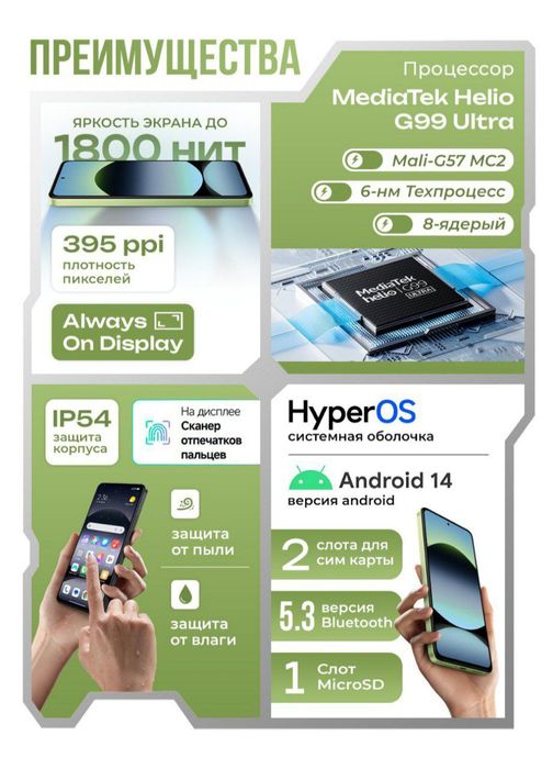 Продам Redmi note 14 новый  дата покупки 23 октября 2025