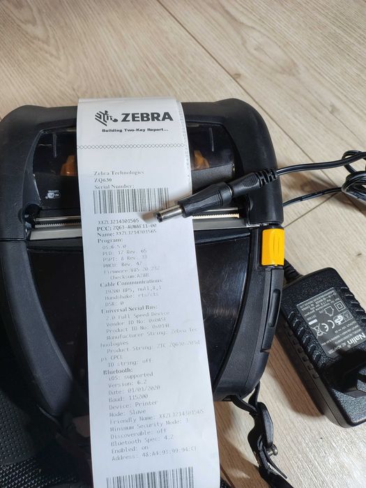 Imprimanta termica mobila ZEBRA ZQ630 Bluetooth USB Wi-Fi