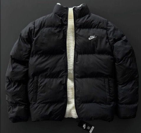 Мъжко яке Nike двулицево с каракул