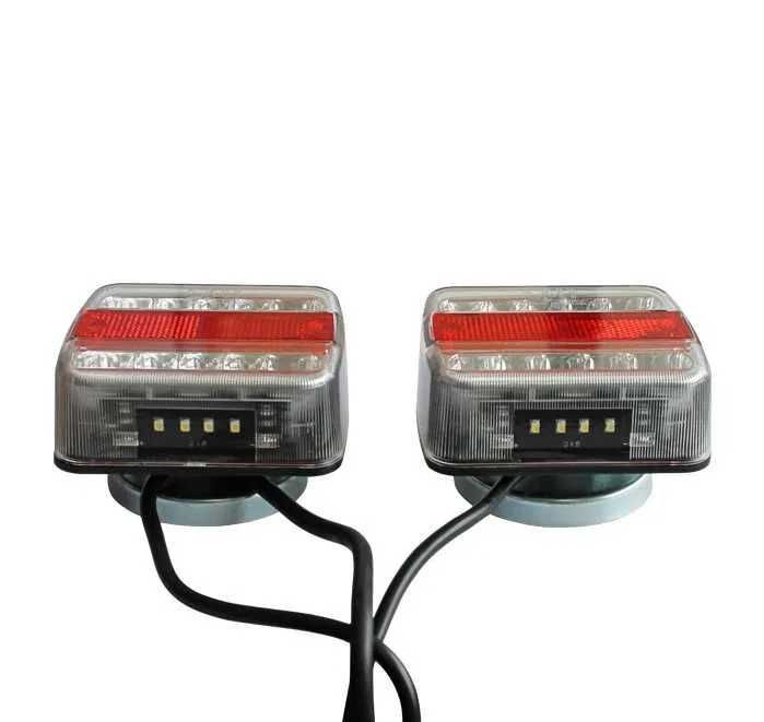 Комплект LED Стопове с Магнит и Кабели за Ремарке Колесар Ремарке E4