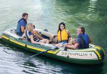 Аренда туристическая Надувная лодка Intex Seahawk 4 original 4человек