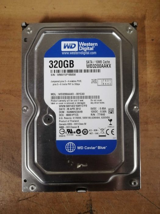 Жёсткий диск на 320гб