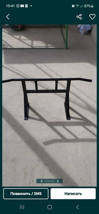 Железный прочный турник