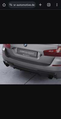 BMW seria 5, F10/11; element tuning, șorț spate, difusor bara spate