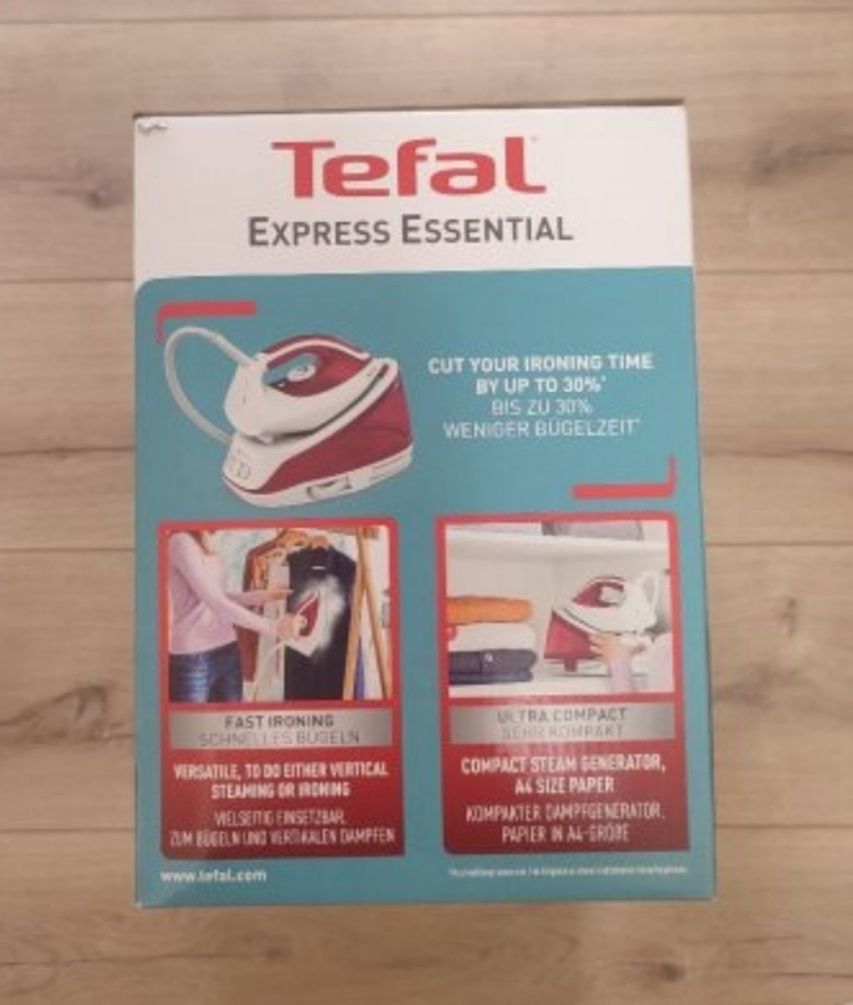 Нов парогенератор Tefal Express Essential SV611E1 / 2200 W