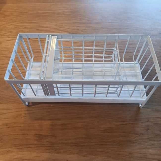 НОВ! Органайзер за кухненска мивка, въртящ се дизайн, неръждаема стома